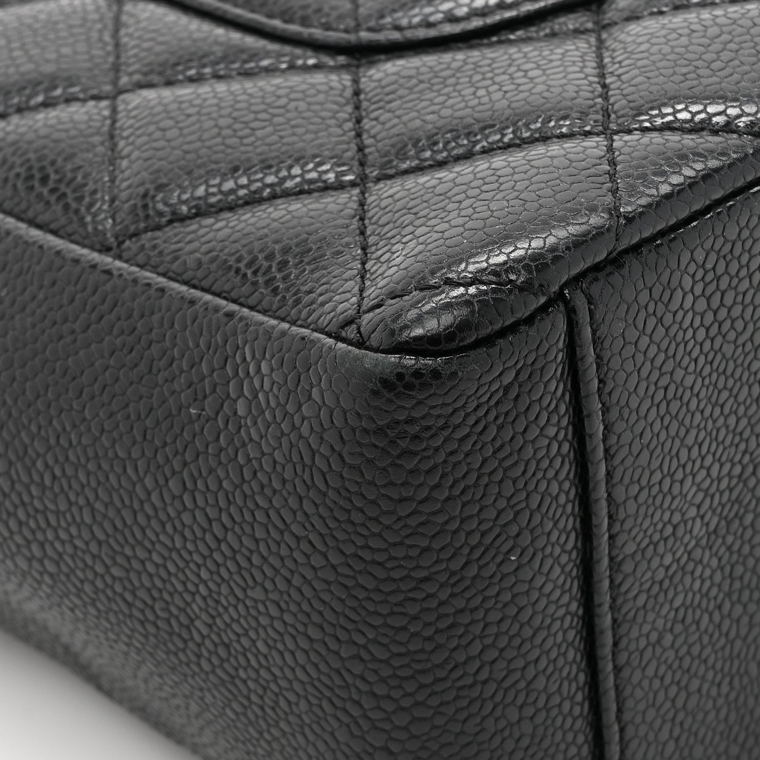 Chanel Caviar Quilted Petit Shopping Tote PST Black 13 of 14