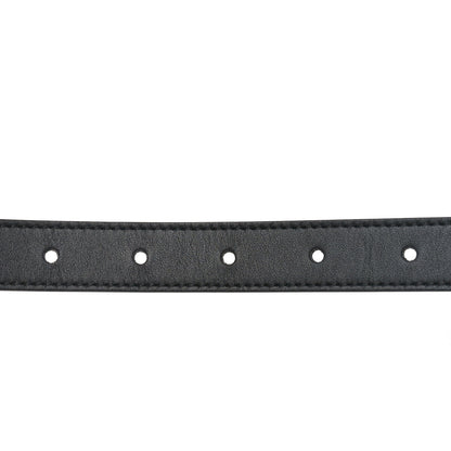 Gucci Calfskin Pearl Double G 20mm Belt 95 38 Black Cream 3 of 4