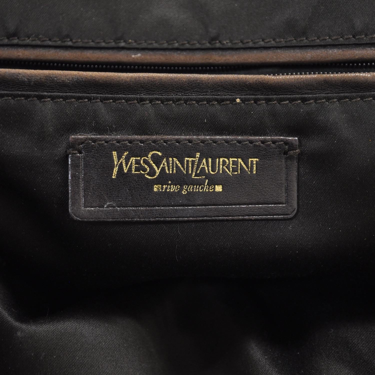 Saint Laurent Leather Oversized Muse Chocolate Brown 7 of 9