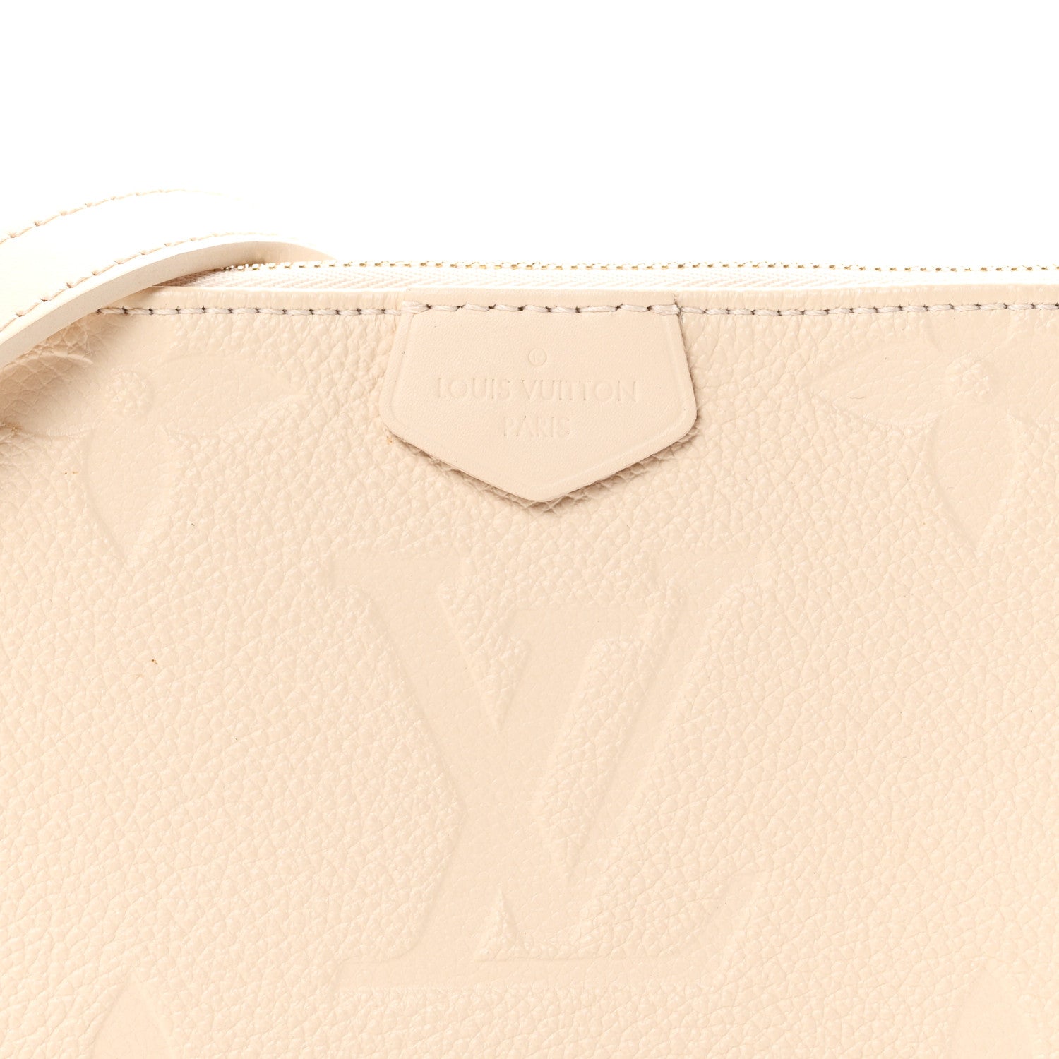 Louis Vuitton Empreinte Monogram Giant Multi Pochette Accessories Small Pochette Cream 7 of 10
