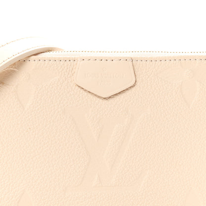 Louis Vuitton Empreinte Monogram Giant Multi Pochette Accessories Small Pochette Cream 7 of 10