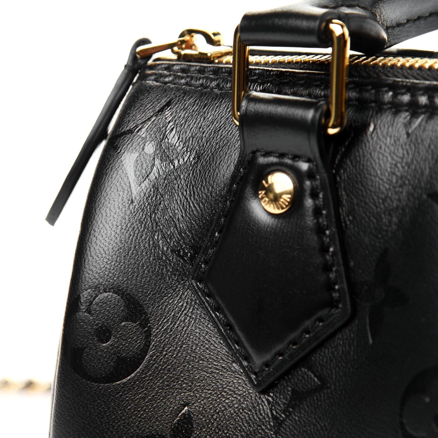 Louis Vuitton Monogram Ink Speedy BB Black 5 of 5