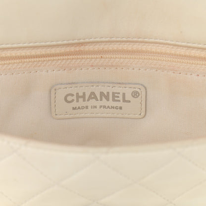 Chanel Lambskin Quilted Small Hula Hoop Flap Ivory 5 of 13