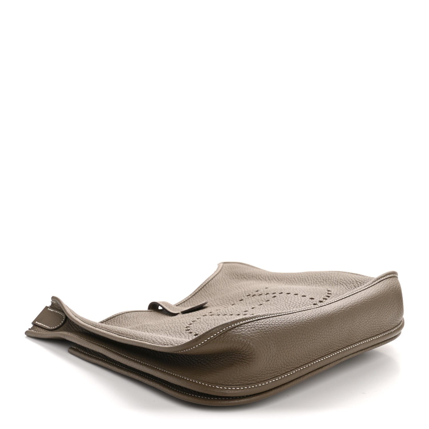 Hermes Taurillon Clemence EVELYNE III PM Etoupe 4 of 13