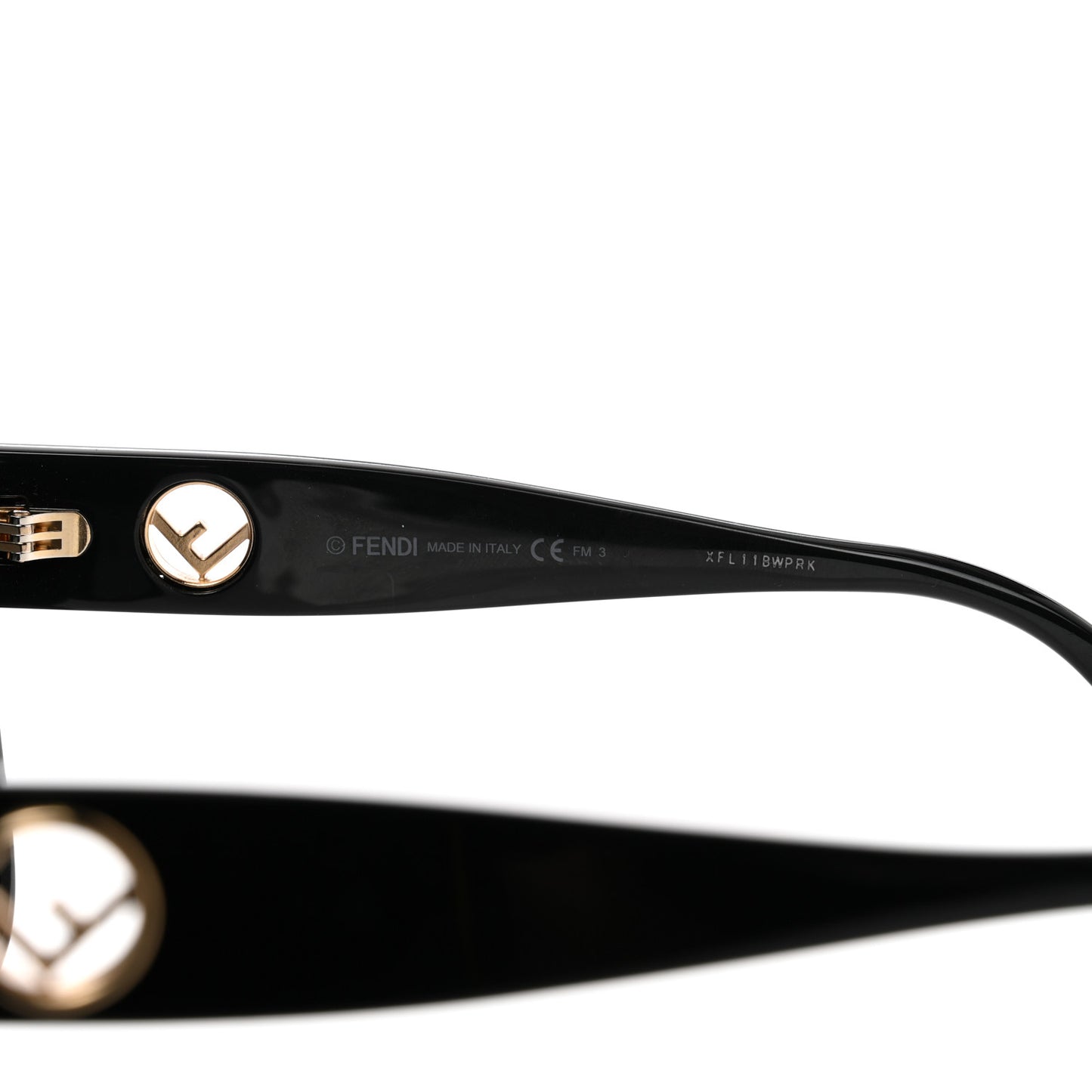 Acetate F is Fendi Sunglasses FF 0359/G/S Black