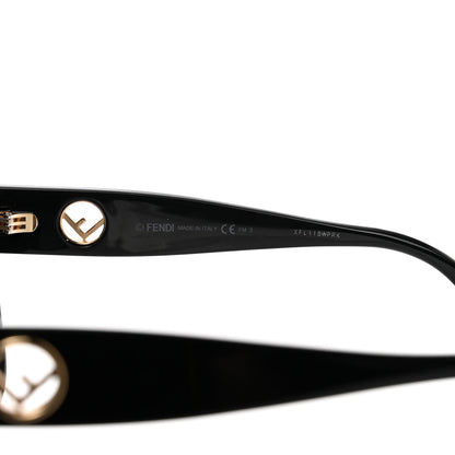 Fendi Acetate F is Fendi Sunglasses FF 0359/G/S Black 6 of 7