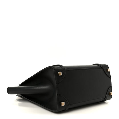 Celine Smooth Calfskin Micro Luggage Black 4 of 11