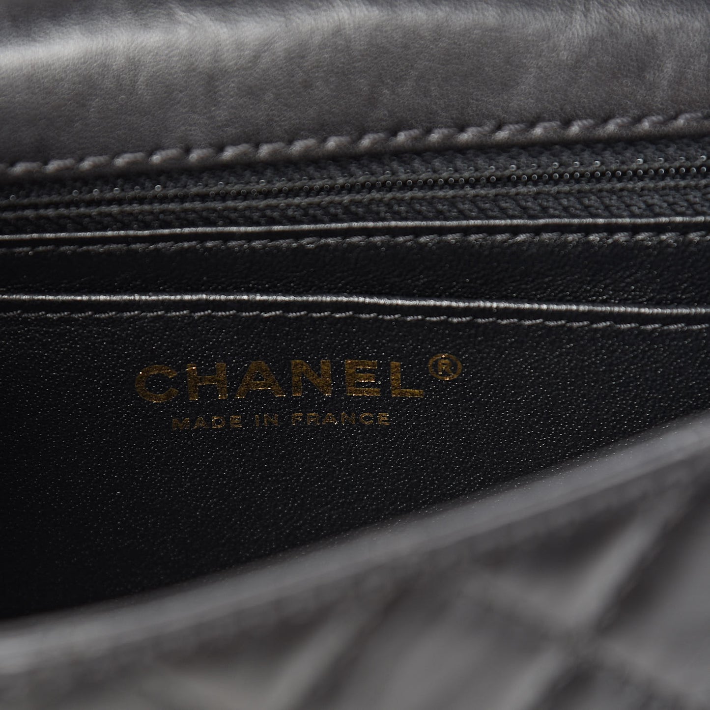 Aged Calfskin Quilted 2.55 Reissue Mini Flap Black
