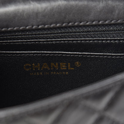 Chanel Aged Calfskin Quilted 2.55 Reissue Mini Flap Black 5 of 10