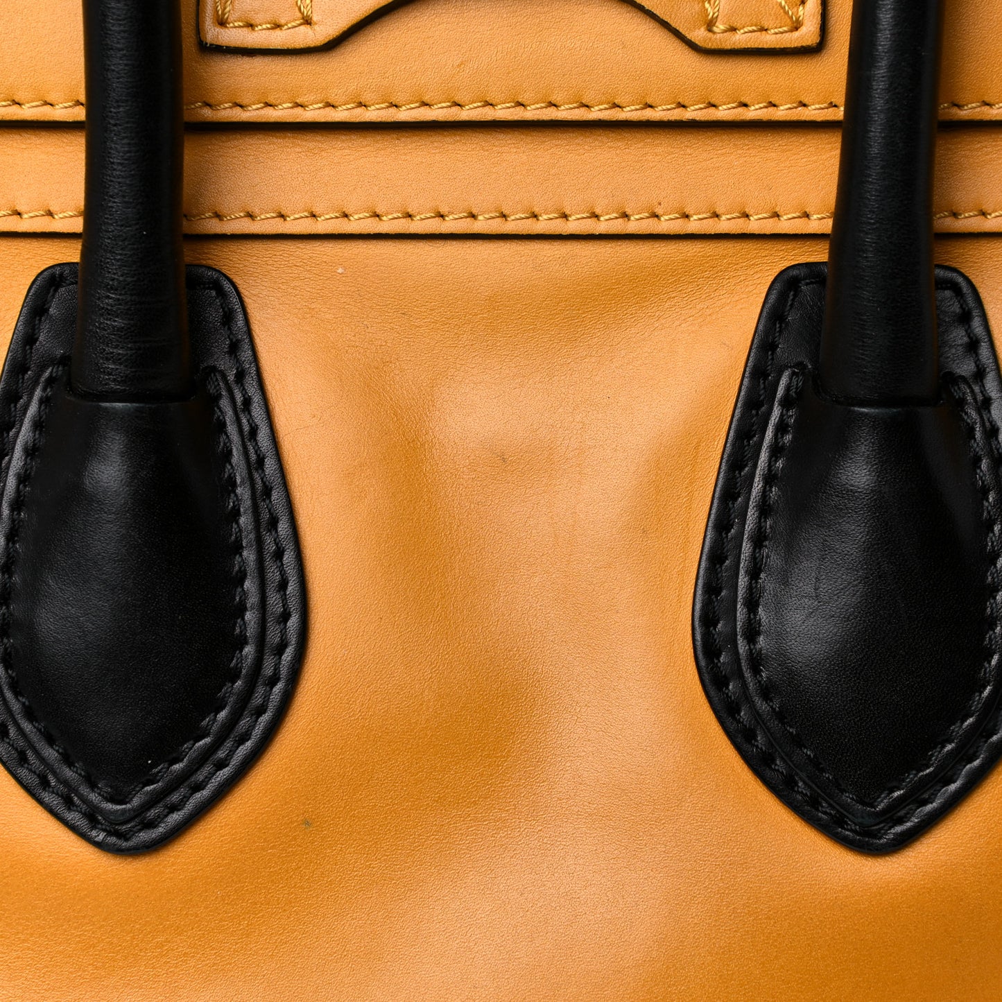 Smooth Calfskin Micro Luggage Amber