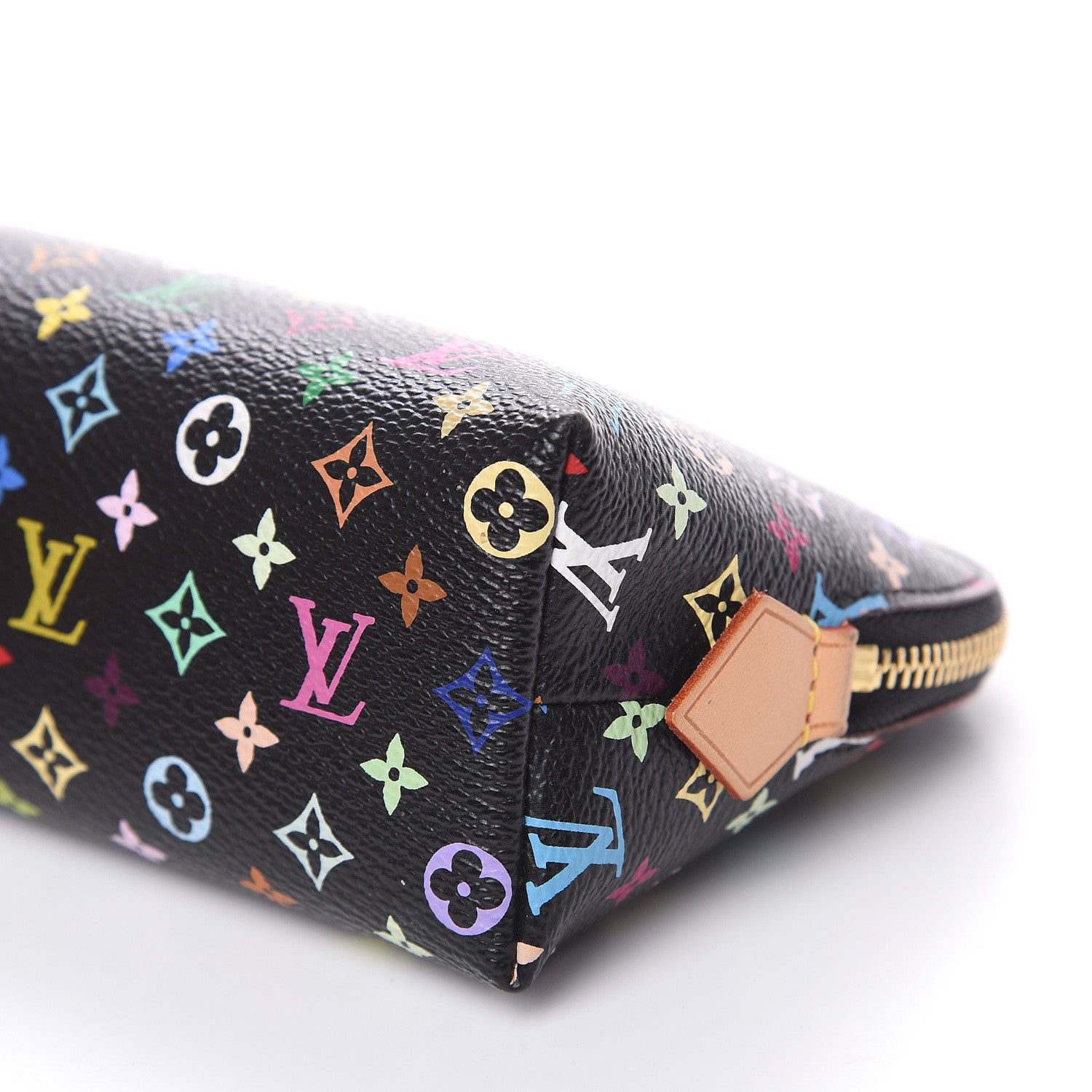 Louis Vuitton Monogram Multicolor Cosmetic Pouch Black Grenade 8 of 8