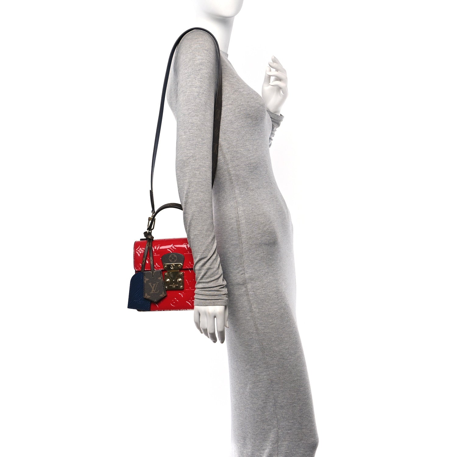 Louis Vuitton Vernis Epi Monogram Spring Street Scarlet 2 of 9