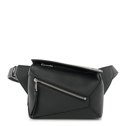 Loewe Calfskin Mini Puzzle Bumbag Black 1 of 10