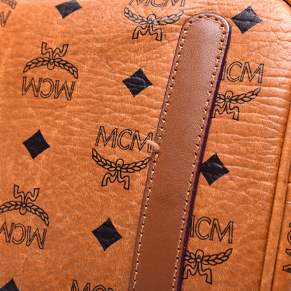 MCM Visetos Medium Liz Reversible Shopper Tote Cognac 16 of 16