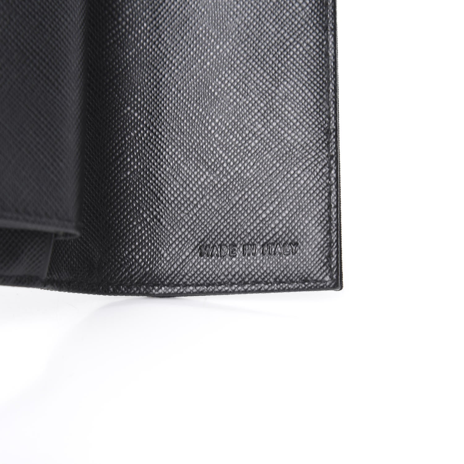 Prada Tessuto Nylon Saffiano Wallet Black 7 of 7