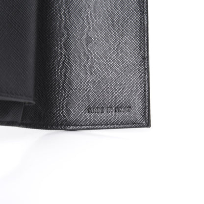 Prada Tessuto Nylon Saffiano Wallet Black 7 of 7