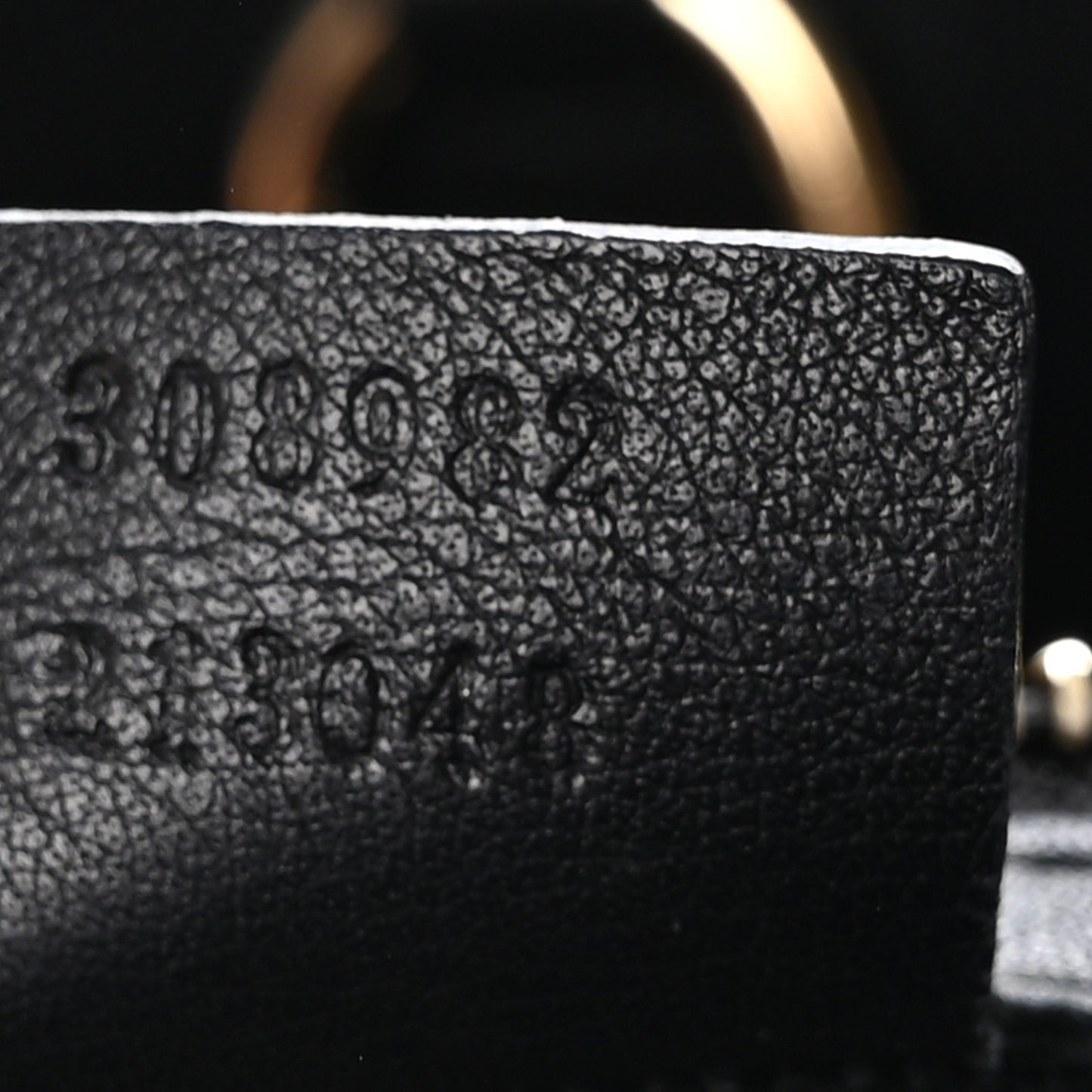 Patent Medium Soho Chain Shoulder Bag Black