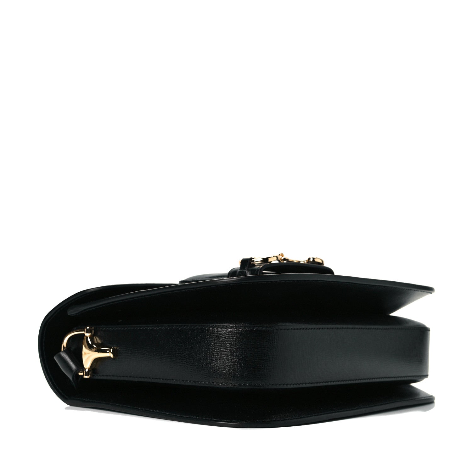 Gucci Azalea Calfskin Horsebit 1955 Shoulder Bag Black 4 of 7