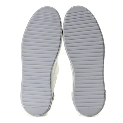 Louis Vuitton Lambskin Embossed Monogram Time Out Sneakers 40 White 6 of 8