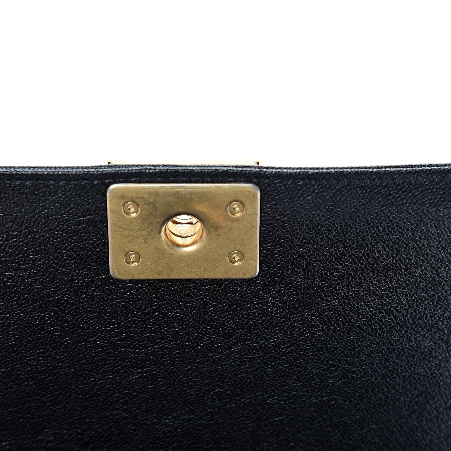 Caviar Quilted North South Boy Flap Black