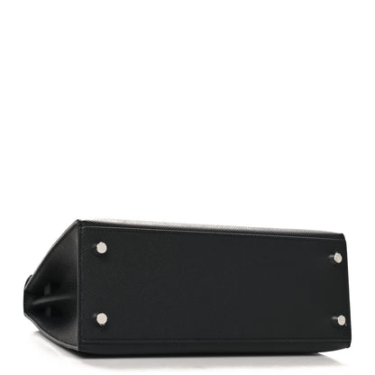 Hermes Epsom Kelly Sellier 25 Black 4 of 11