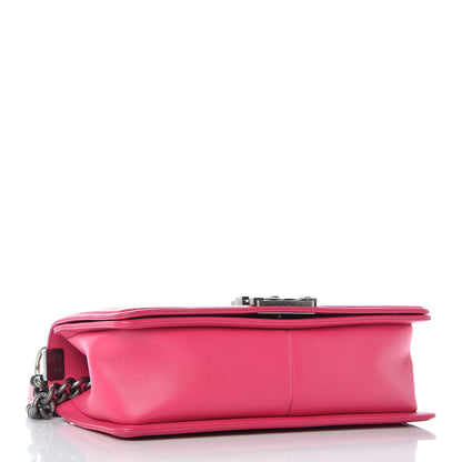 Chanel Calfskin Quilted Medium Boy Flap Pink 5 of 11