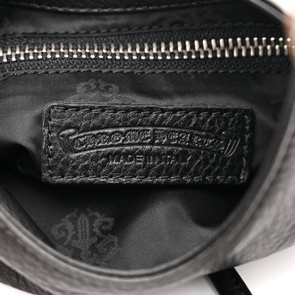 Chrome Hearts Grained Calfskin Viv Dagger Hobo Bag Black 6 of 10
