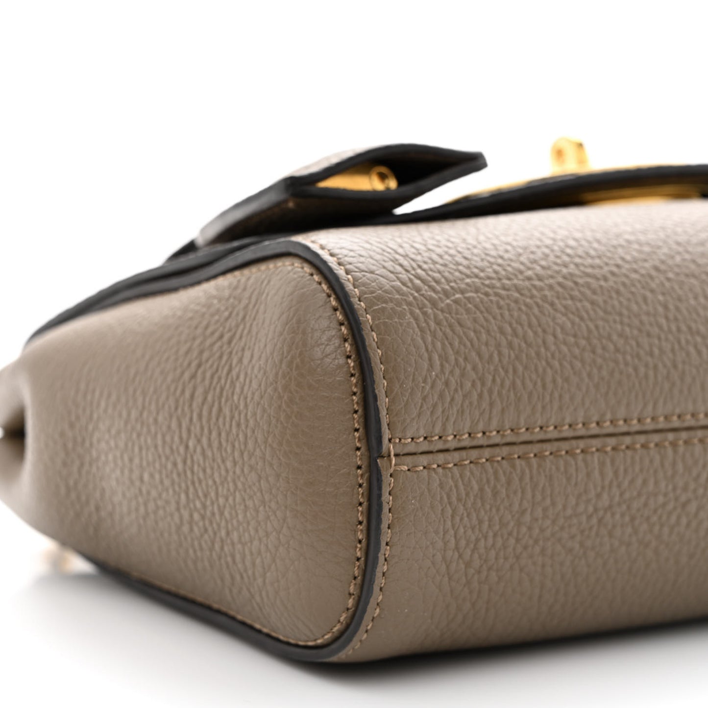 Classic Calfskin Small Lily Flap Clay