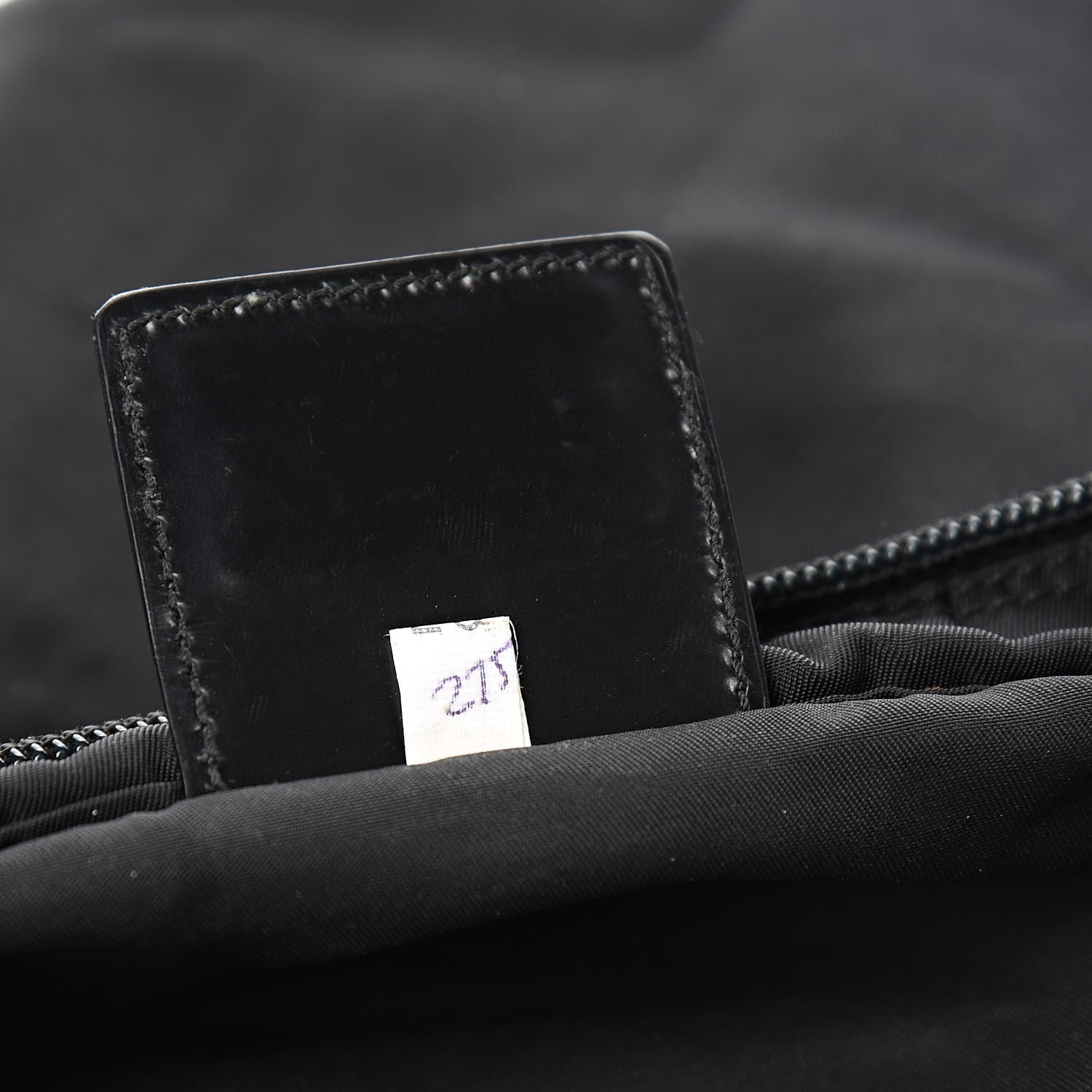 Prada Tessuto Nylon Small Flat Messenger Bag Black 7 of 10