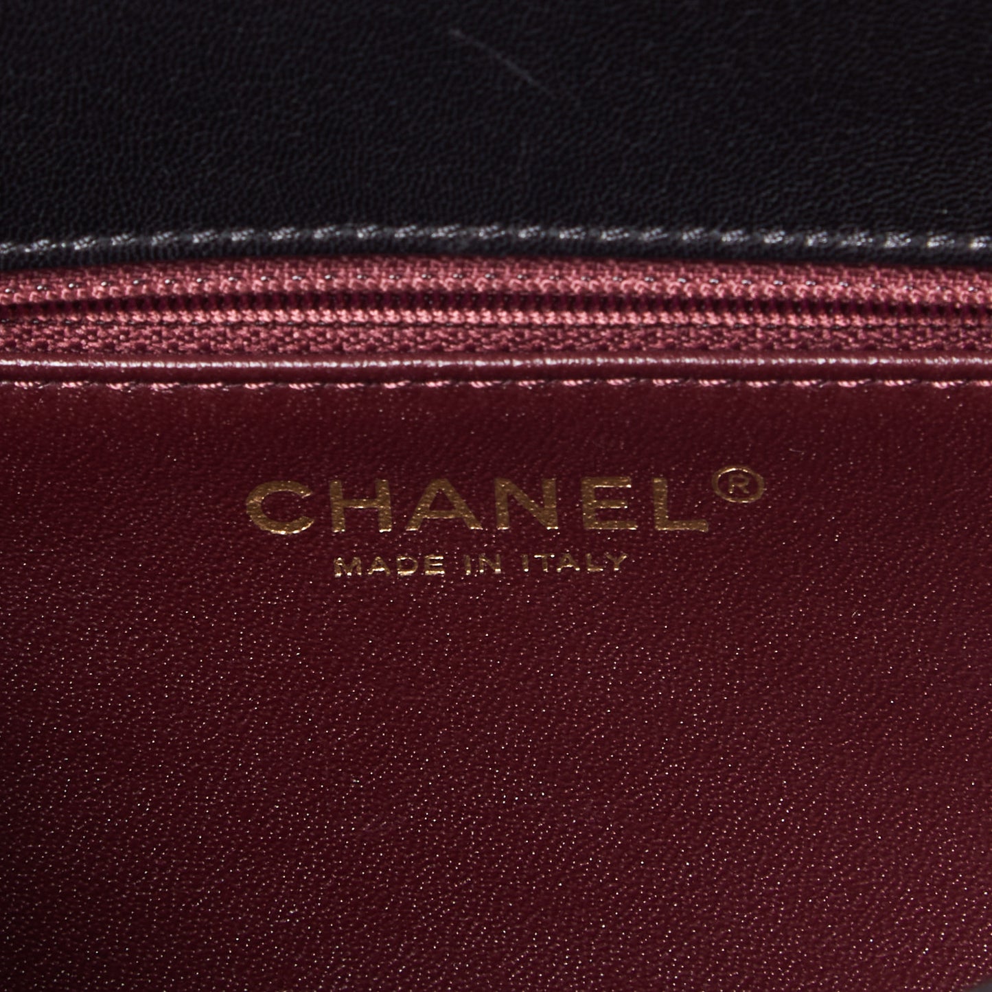 Lambskin Quilted Medium Single Flap Black