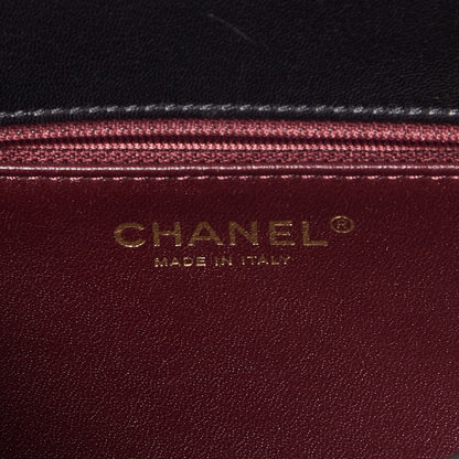 Chanel Lambskin Quilted Medium Single Flap Black 7 of 9