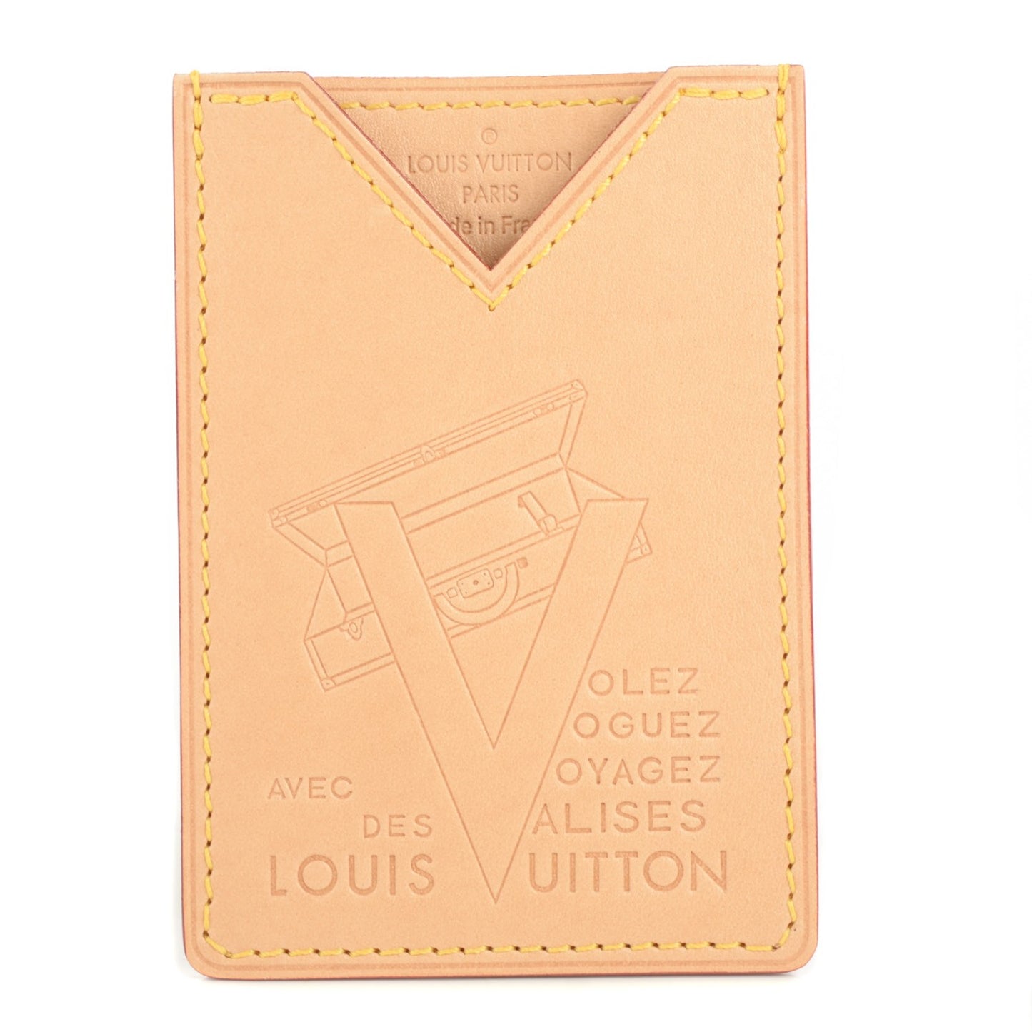 Vachetta Voyages Card Holder