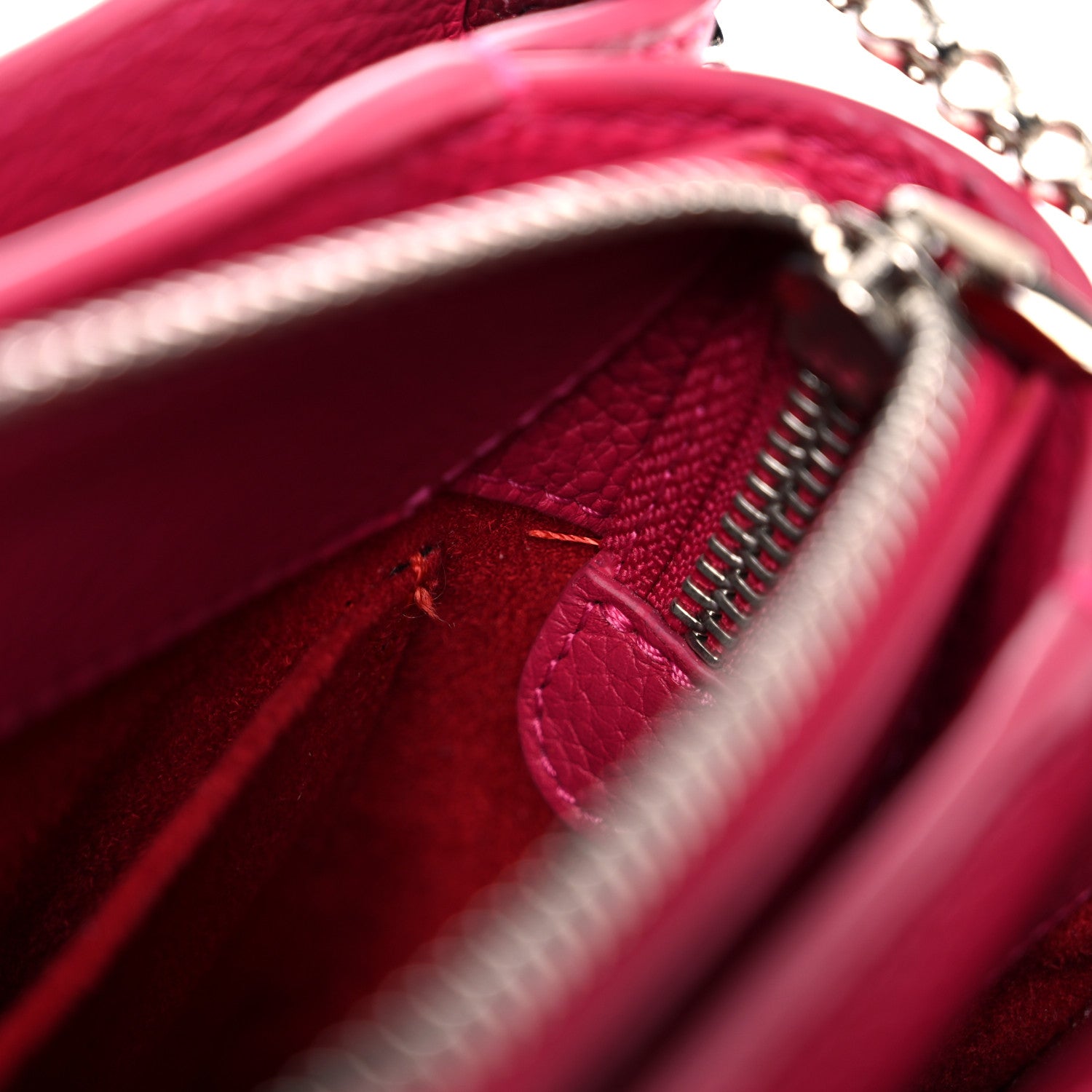 Christian Louboutin Calfskin Small Triloubi Embroidered Studded Chain Bag Pink 11 of 13