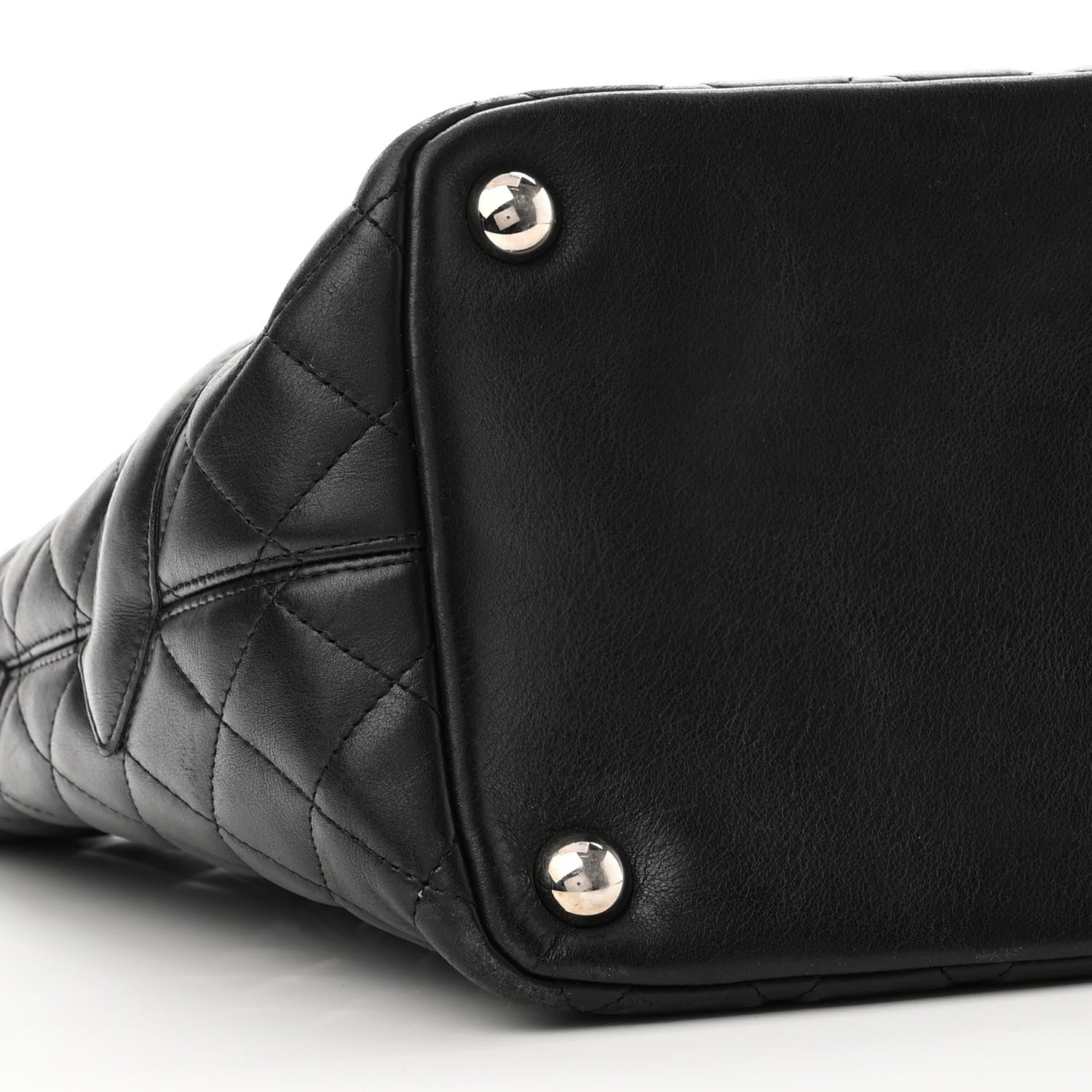 Chanel Calfskin Quilted Large Cambon Tote Black 9 of 10