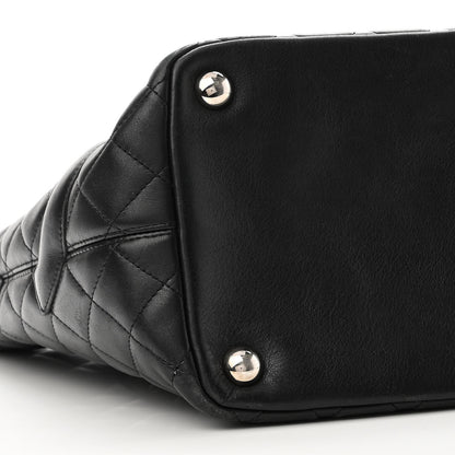 Chanel Calfskin Quilted Large Cambon Tote Black 9 of 10