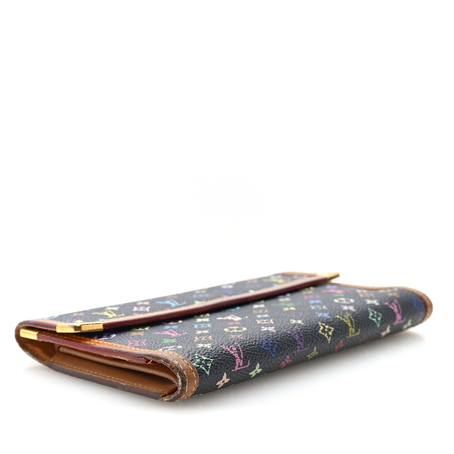 Monogram Multicolor Porte Tresor International Wallet Black