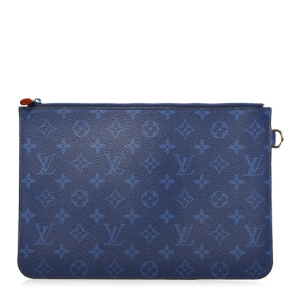 Louis Vuitton Monogram Cabas Light Pochette Pacific Blue 1 of 9