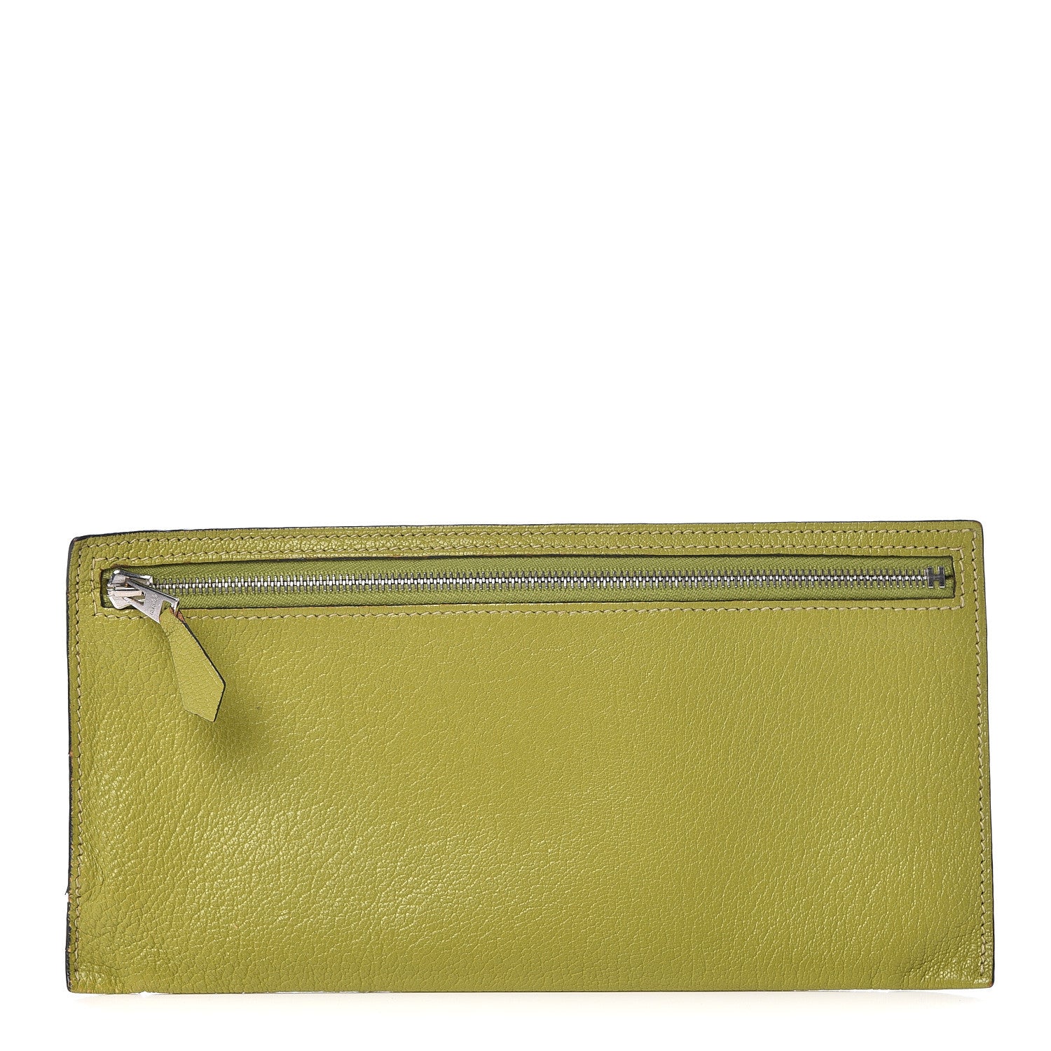 Hermes Chevre Mysore Zip Zap Vert Anis 2 of 8