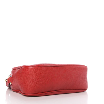 Gucci Pebbled Calfskin Small Soho Disco Bag Tabasco Red 4 of 10