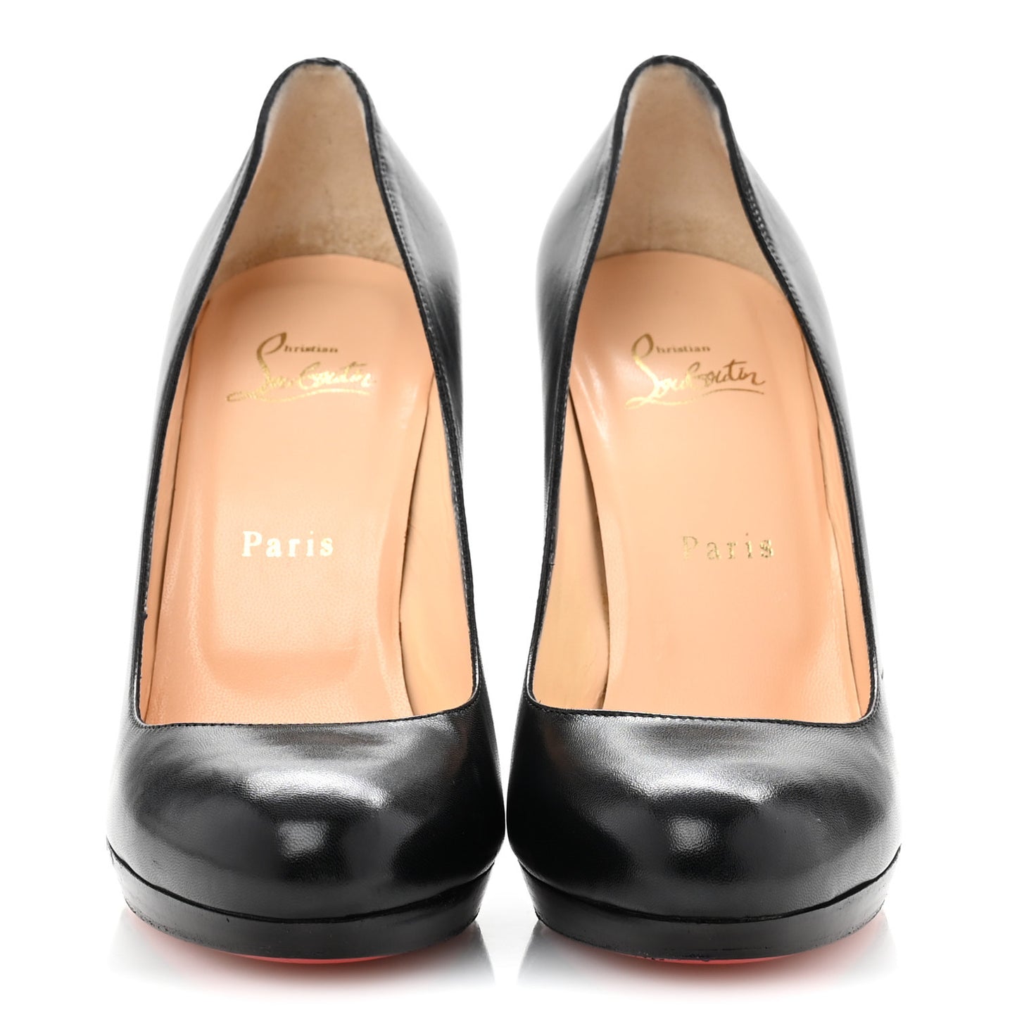 Kid Leather Grapi 120 Platform Pumps 39 Black