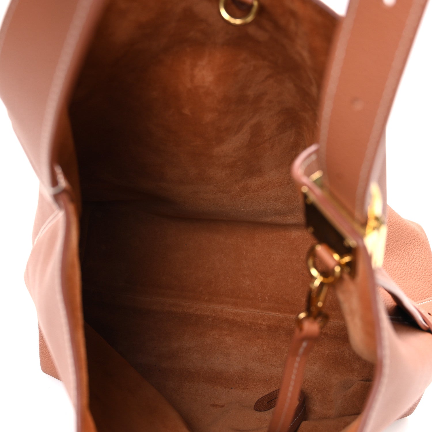 Louis Vuitton Grained Calfskin Low Key Hobo MM Cognac 5 of 10