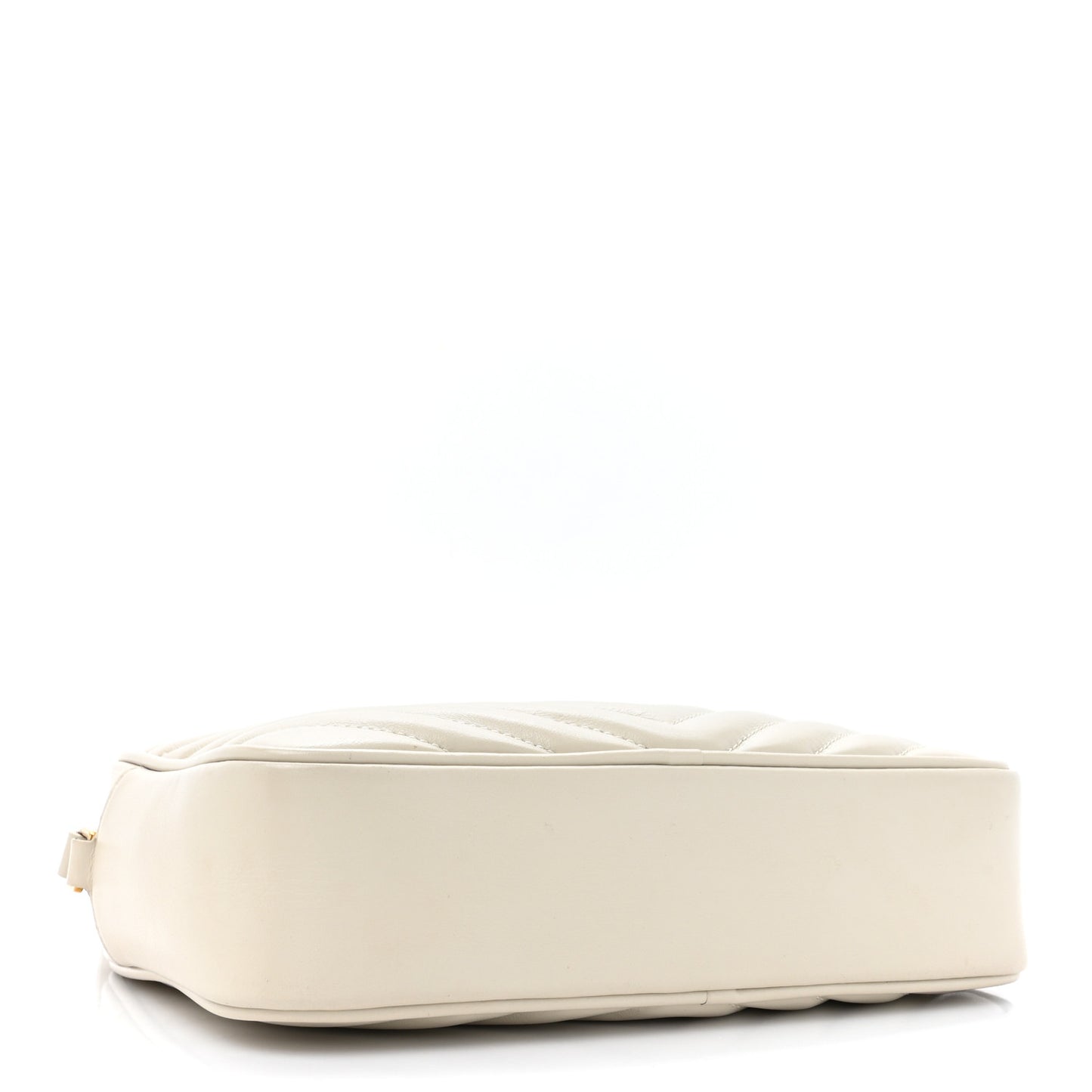 Calfskin Matelasse Monogram Lou Camera Bag Crema Soft