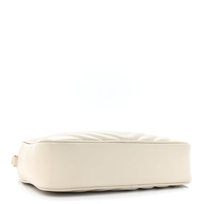 Saint Laurent Calfskin Matelasse Monogram Lou Camera Bag Crema Soft 4 of 17