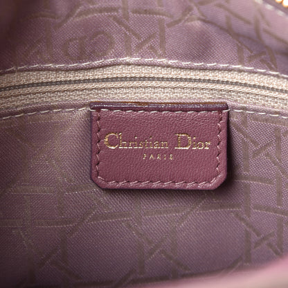 Christian Dior Suede Cannage Medium Lady Dior Pink 6 of 13