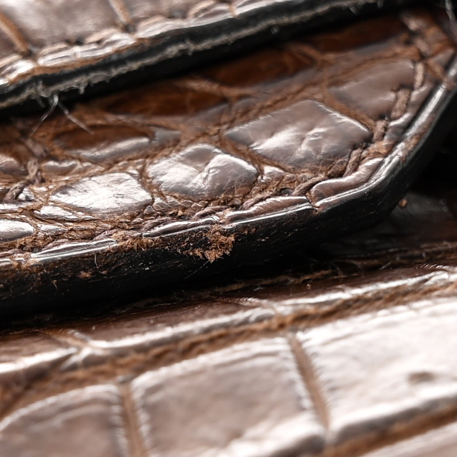 Hermes Matte Porosus Crocodile Birkin 30 Havane 12 of 21