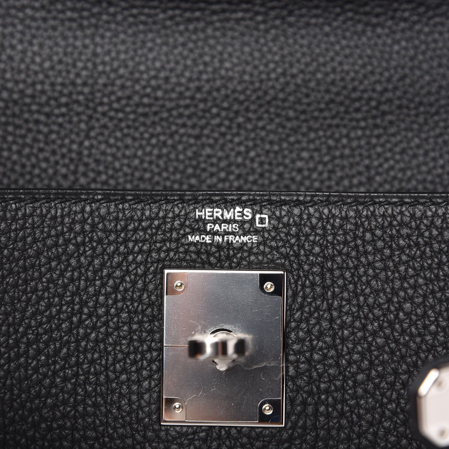 Hermes Togo Matte Alligator Kelly Retourne Touch 28 Black 8 of 11