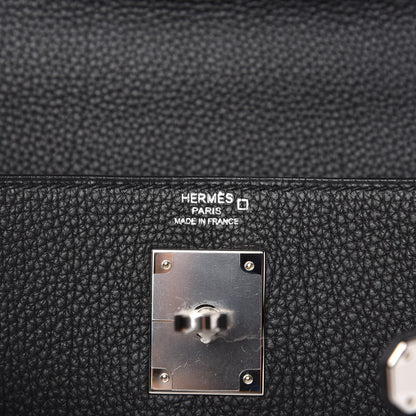 Hermes Togo Matte Alligator Kelly Retourne Touch 28 Black 8 of 11