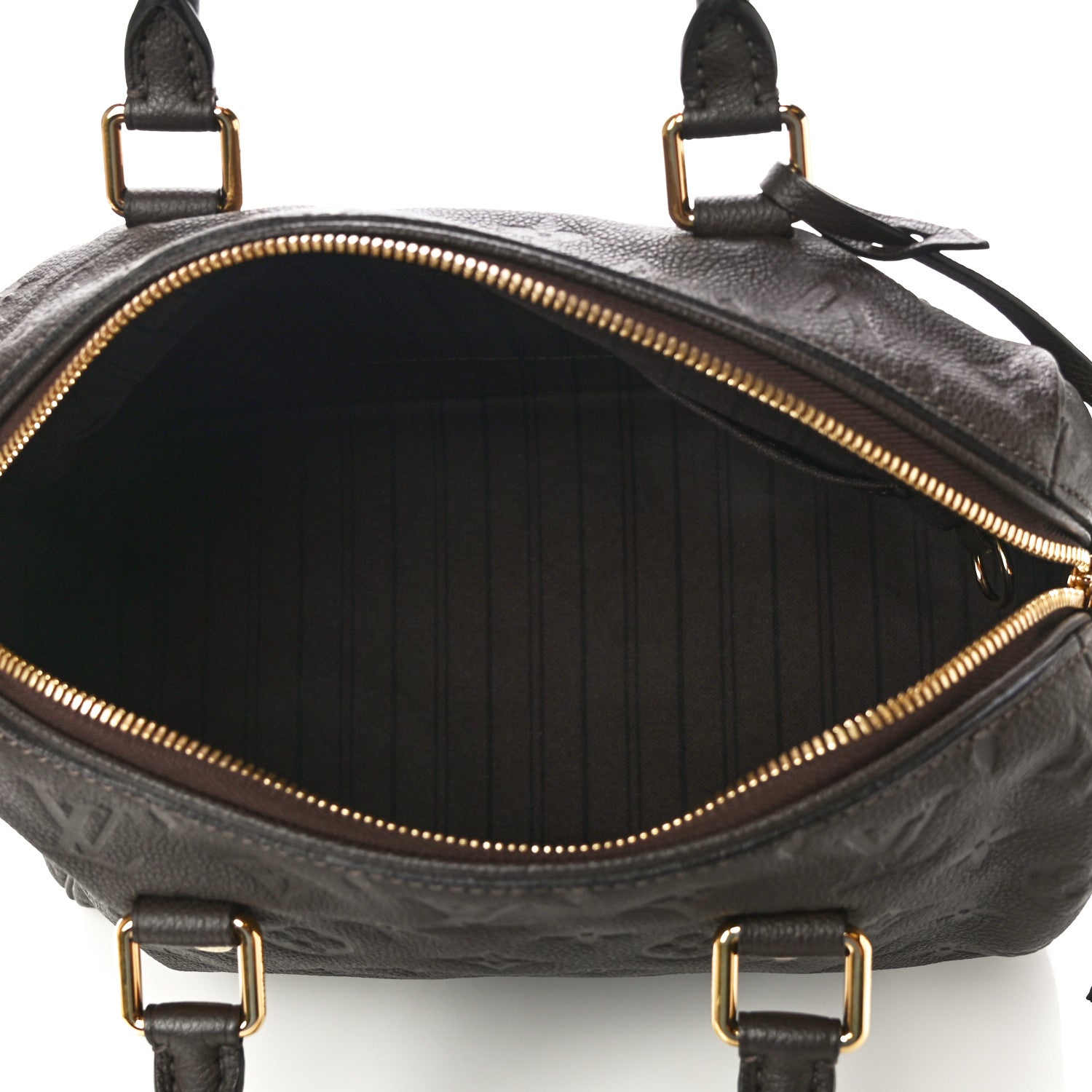 Louis Vuitton Empreinte Speedy Bandouliere 25 Chocolate 5 of 12