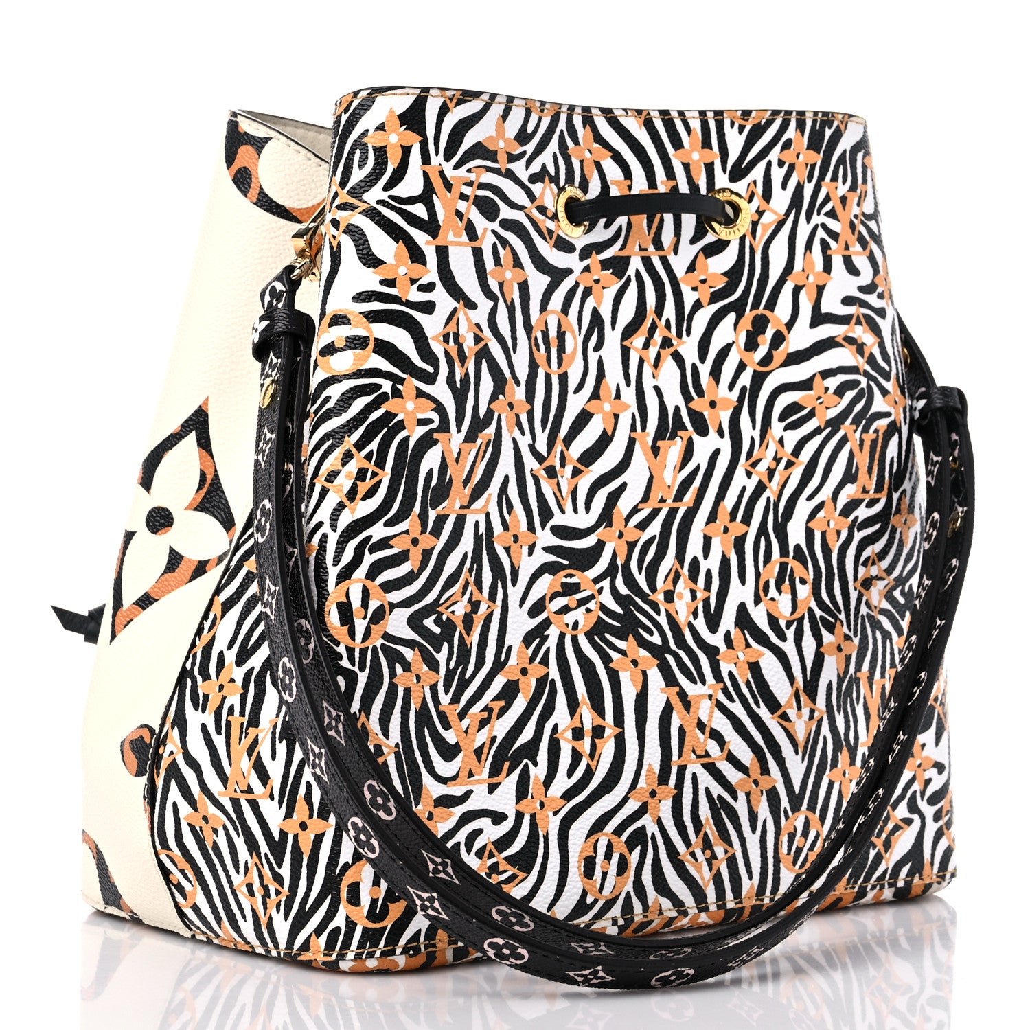 Louis Vuitton Monogram Giant Jungle NéoNoé Ivory 3 of 10