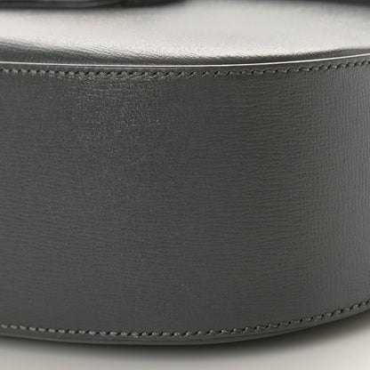 Gucci Azalea Calfskin Web Horsebit 1955 Shoulder Bag Graphite Grey 10 of 10